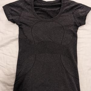 Lululemon Swiftly Tech Short Sleeve Crew Black/Anchor